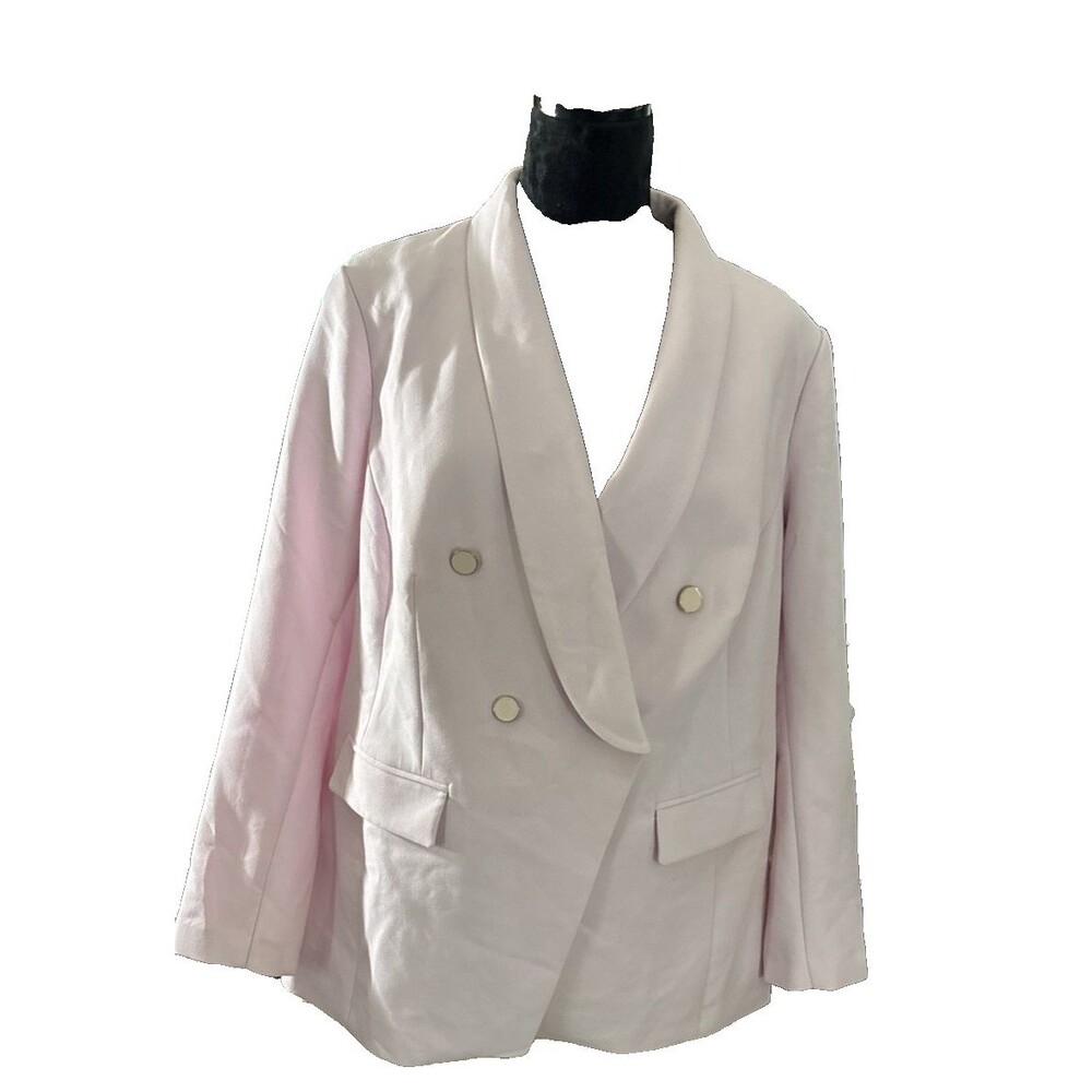 The Bryant Blazer By Lane Bryant Double-Breasted Pink Size 20